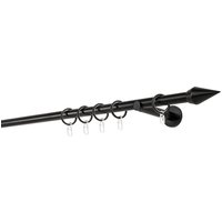 mydeco Gardinenstange "20mm Point Wandträger 12 cm", 1 läufig-läufig, Fixmaß von Mydeco