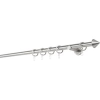 mydeco Gardinenstange "20mm Spitze Wandträger 6,5 cm", 1 läufig-läufig, Fixmaß von Mydeco