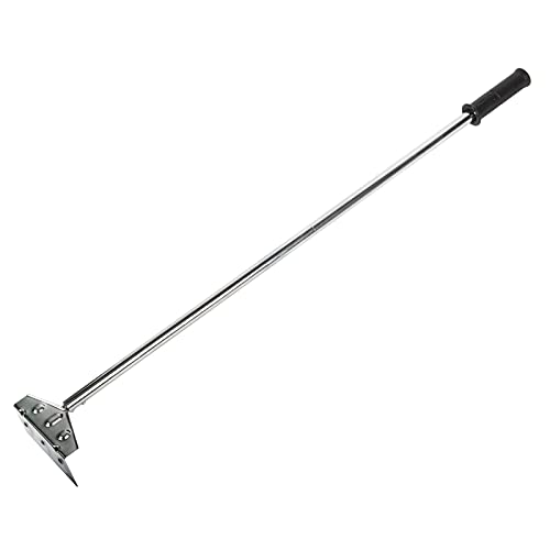 Mydracas Robuster Holzkohlegrill Rechen Grill Asche Werkzeug Zubehör mit Gummigriff, Holzkohle Kugelgrill Pizza Ofen Asche Rechen -81,3 cm von Mydracas