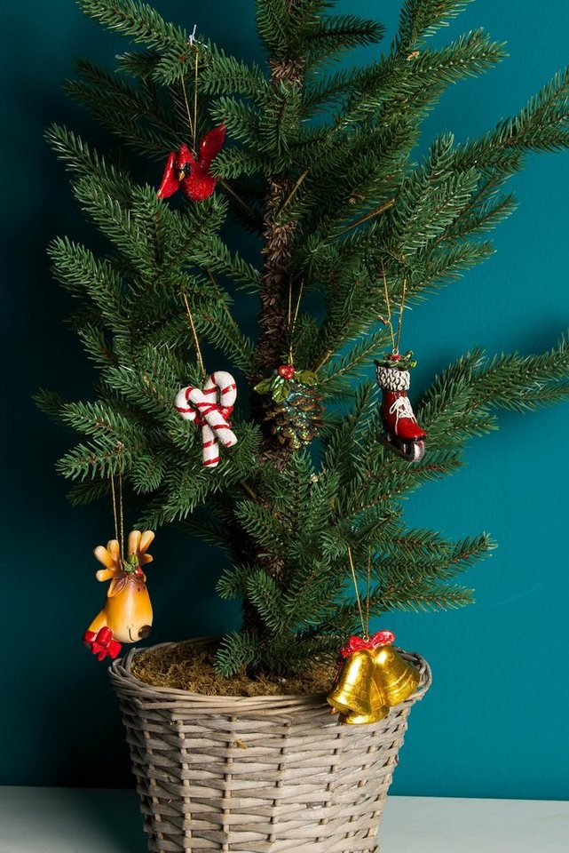 Myflair Möbel & Accessoires Baumbehang Weihnachtsdeko, Christbaumschmuck (Set, 6 St), Weihnachtsmotive von Myflair Möbel & Accessoires