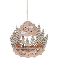 Myflair Möbel & Accessoires Dekoobjekt "Weihnachtsdeko mit LED-Beleuchtung", aus Holz, Höhe ca. 29 cm von Myflair Möbel & Accessoires