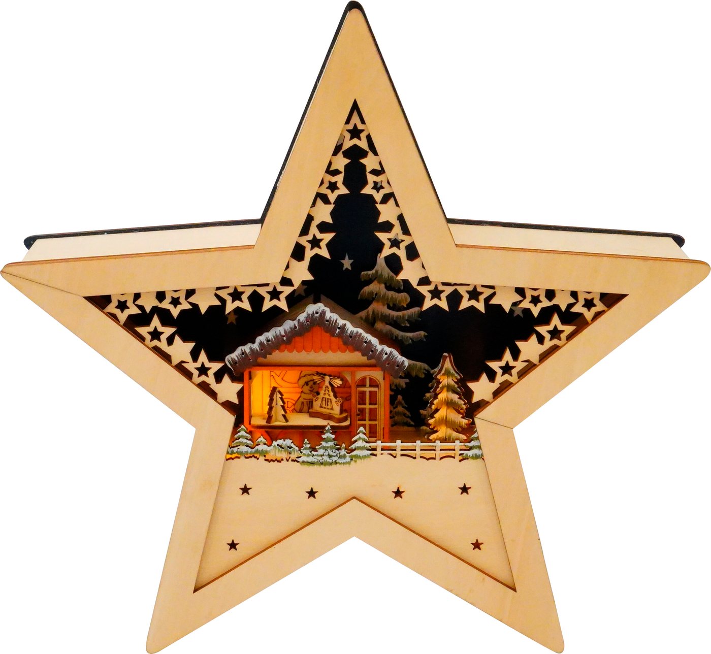 Myflair Möbel & Accessoires Dekostern, LED-Beleuchtung, batteriebetrieben von Myflair Möbel & Accessoires