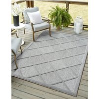 Myflair Möbel & Accessoires Teppich "Amara", rechteckig, Uni Farben, Hoch-Tief Effekt, Outdoor geeignet, Balkon, Terrasse von Myflair Möbel & Accessoires