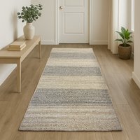 Myflair Möbel & Accessoires Teppich "Natural Bengal", rechteckig, 10 mm Höhe, Juteteppich, Wendeteppich, handgeflochten, gestreift, auch als Läufer von Myflair Möbel & Accessoires