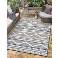 Myflair Möbel & Accessoires Teppich "Shadow Lagerräumung", rechteckig, 8 mm Höhe, modernes Design, Outdoor geeignet, Balkon, Terrasse von Myflair Möbel & Accessoires