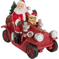 Myflair Möbel & Accessoires Weihnachtsfigur "Weihnachtsdeko rot" im Auto, Höhe ca. 18 cm von Myflair Möbel & Accessoires