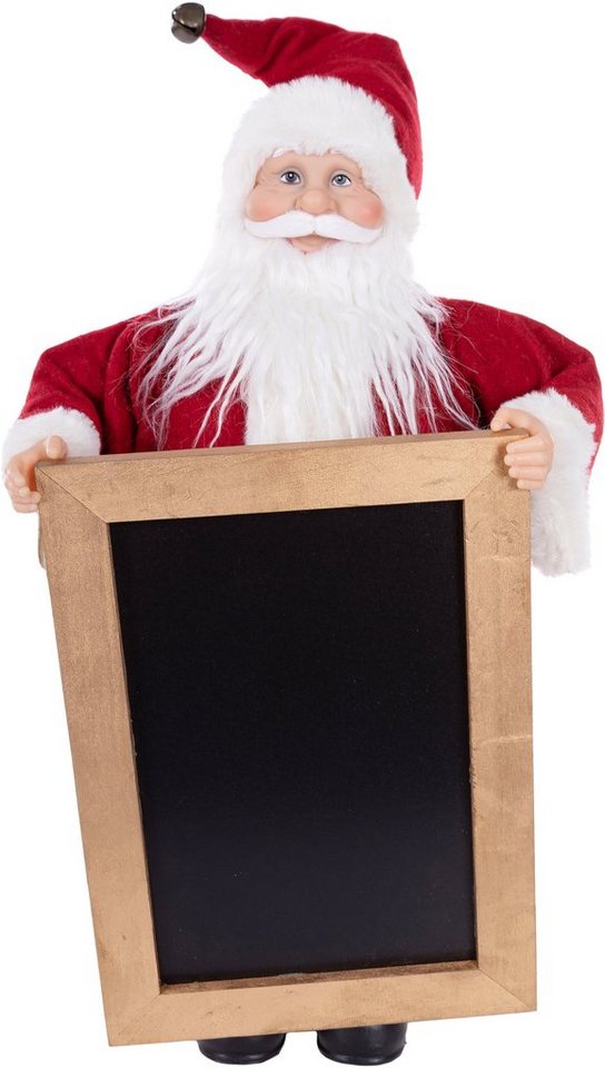 Myflair Möbel & Accessoires Weihnachtsmann Weihnachtsdeko rot, mit Tafel zum Beschriften, Höhe ca. 61 cm von Myflair Möbel & Accessoires