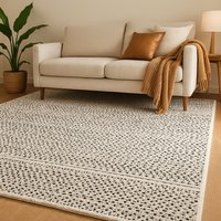 Myflair Möbel & Accessoires Wollteppich "Wooly Nature" rechteckig 10 mm Höhe Handwebteppich, reine Wolle, Scandi Design, handgewebt, Wohnzimmer Myflair Möbel & Accessoires Wollteppich "Wooly Nature" rechteckig 10 mm Höhe Handwebteppich, reine Wolle, Scandi Design, handgewebt, Wohnzimmer von Myflair Möbel & Accessoires