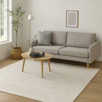 Myflair Möbel & Accessoires Wollteppich "Wooly Nature" rechteckig 10 mm Höhe Handwebteppich, reine Wolle, Scandi Design, handgewebt, Wohnzimmer von Myflair Möbel & Accessoires