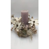 Weihnachtsgesteck Adventskranz Adventsgesteck Kugel Kerze Magnolie Beeren Gräser Creme Rose Weihnachtsgesteck Adventskranz Adventsgesteck Kugel Kerze Magnolie Beeren Gräser Creme Rose von MyfleurDE