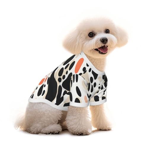 Myfsucce Hundebekleidung für kleine Hunde, Kuhfell-Druck, Hunde-Shirts für Jungen, Mädchen, Welpen, Haustiere, Katzen, Sommer, passend für 5 - 7,3 kg Myfsucce Hundebekleidung für kleine Hunde, Kuhfell-Druck, Hunde-Shirts für Jungen, Mädchen, Welpen, Haustiere, Katzen, Sommer, passend für 5 - 7,3 kg von Myfsucce