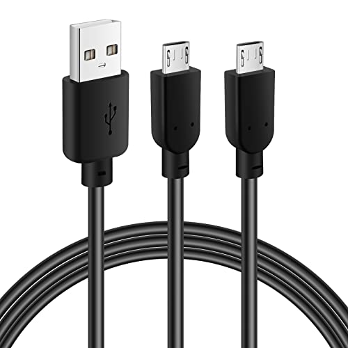 Mygatti 1,5 m Micro-USB-Kabel (2er-Pack), USB 2.0 Typ A Schnellladedatenkabel, Kompatibel Mit Galaxy S7 S6 S5 J7 Edge Note 5, Kindle Fire, PS4-Controller und Weiteren Geräten von Mygatti