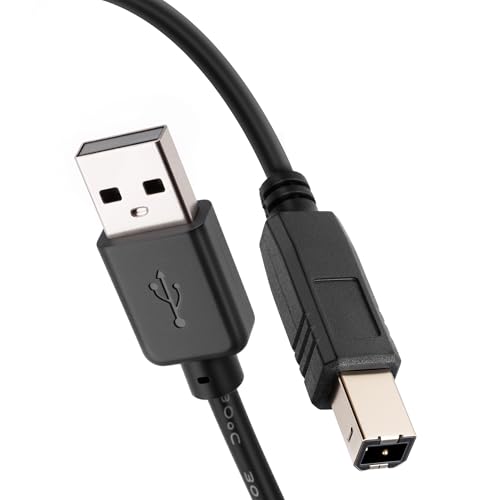 Mygatti 3.0 m Druckerkabel,Typ A auf Typ B Drucker Kabel,USB 2.0 Typ B Scanner Kabel,kompatibel mit Drucker oder Scanner,DAC,Touchscreen-Fernseher mit USB-B-Anschlussund mehr Mygatti 3.0 m Druckerkabel,Typ A auf Typ B Drucker Kabel,USB 2.0 Typ B Scanner Kabel,kompatibel mit Drucker oder Scanner,DAC,Touchscreen-Fernseher mit USB-B-Anschlussund mehr von Mygatti