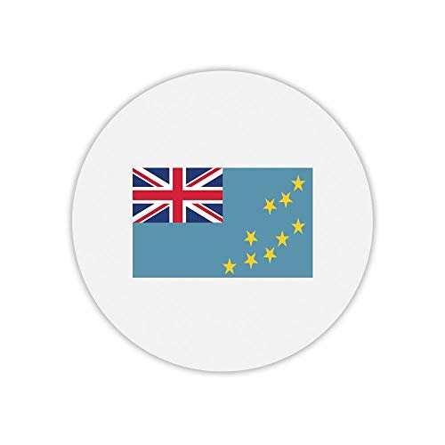 Mauspad, rund, Bedruckt, Flagge Tuvalu von Mygoodprice