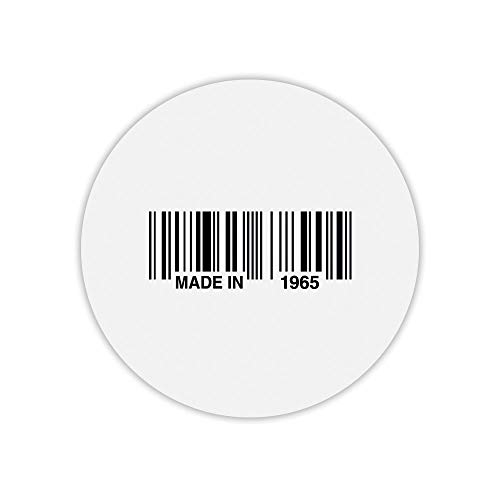 Mauspad, rund, Geburtstag, Barcode 1965 von Mygoodprice