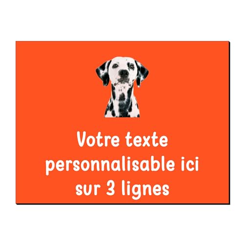 Mygoodprice Dekoschild Dalmatiner, Aluminium, personalisierbar, 20 x 15 cm oder 30 x 20 cm, Orange Mygoodprice Dekoschild Dalmatiner, Aluminium, personalisierbar, 20 x 15 cm oder 30 x 20 cm, Orange von Mygoodprice