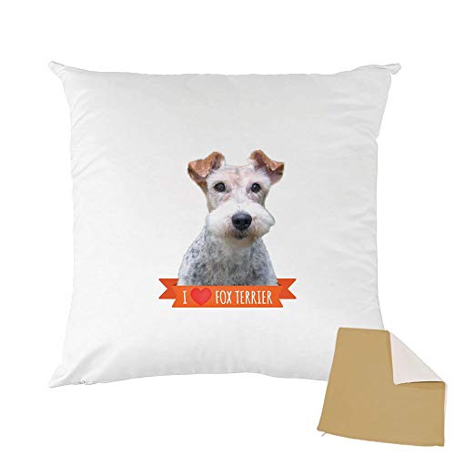Mygoodprice Kissenhülle, zweifarbig, Bedruckt, 40 x 40 cm, Fox Terrier Mokka Mygoodprice Kissenhülle, zweifarbig, Bedruckt, 40 x 40 cm, Fox Terrier Mokka von Mygoodprice