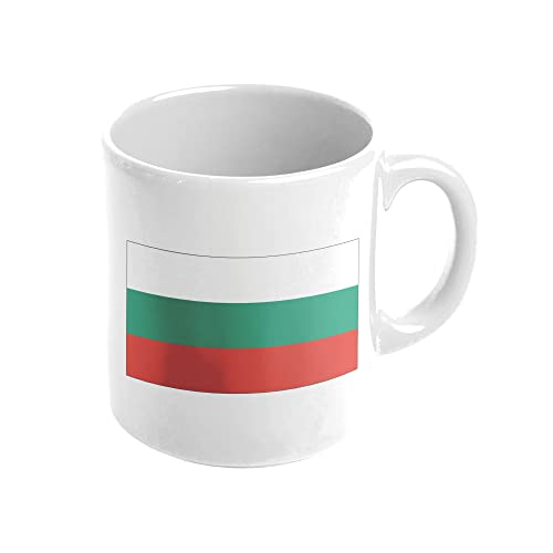 Tasse aus Keramik mit Flagge von Bulgarien von Mygoodprice
