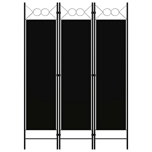 Myheimly 3-TLG. Raumteiler Klappbar Freistehend Trennwand Paravent Umkleide Sichtschutz Spanische Wand Raumtrenner Schwarz 120 x 180 cm Myheimly 3-TLG. Raumteiler Klappbar Freistehend Trennwand Paravent Umkleide Sichtschutz Spanische Wand Raumtrenner Schwarz 120 x 180 cm von Myheimly
