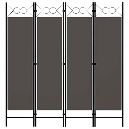 Myheimly 4-TLG. Raumteiler Klappbar Freistehend Trennwand Paravent Umkleide Sichtschutz Spanische Wand Raumtrenner Anthrazit 160 x 180 cm Myheimly 4-TLG. Raumteiler Klappbar Freistehend Trennwand Paravent Umkleide Sichtschutz Spanische Wand Raumtrenner Anthrazit 160 x 180 cm von Myheimly