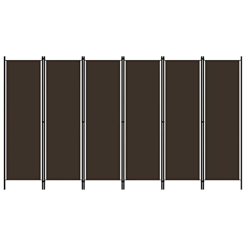 Myheimly 6-TLG. Raumteiler Klappbar Freistehend Trennwand Paravent Umkleide Sichtschutz Spanische Wand Raumtrenner Braun 300x180 cm Myheimly 6-TLG. Raumteiler Klappbar Freistehend Trennwand Paravent Umkleide Sichtschutz Spanische Wand Raumtrenner Braun 300x180 cm von Myheimly