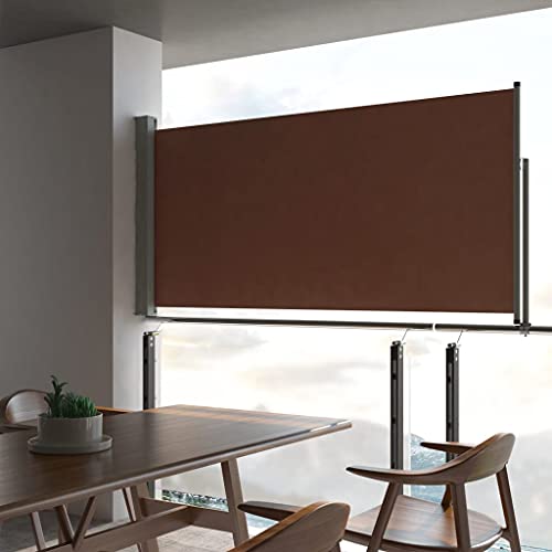 Myheimly Ausziehbare Seitenmarkise Sichtschutz Sonnenschutz 120x300 cm Braun Myheimly Ausziehbare Seitenmarkise Sichtschutz Sonnenschutz 120x300 cm Braun von Myheimly