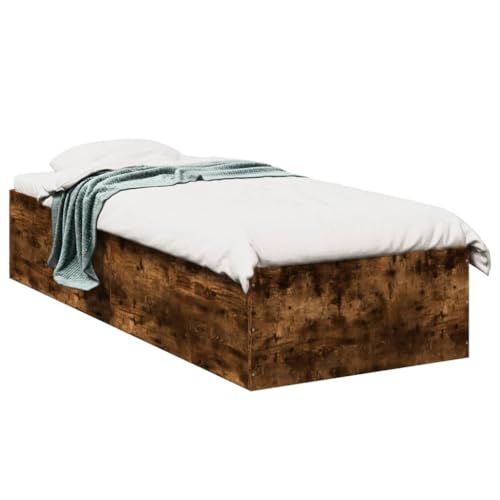 Myheimly Bettgestell Räuchereiche 90x200 cm Holzwerkstoff Myheimly Bettgestell Räuchereiche 90x200 cm Holzwerkstoff von Myheimly