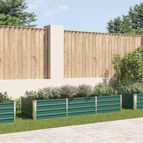 Myheimly Garten-Hochbeet Verzinkter Stahl Gartenbeet Pflanzbeet 240x80x45 cm Grün Myheimly Garten-Hochbeet Verzinkter Stahl Gartenbeet Pflanzbeet 240x80x45 cm Grün von Myheimly
