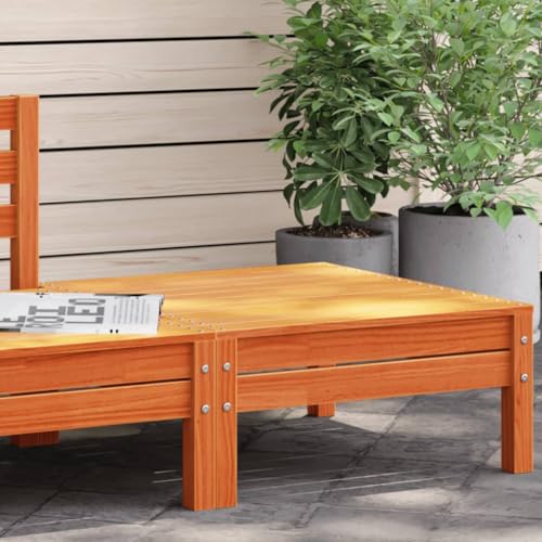 Myheimly Gartenhocker Wachsbraun Massivholz Kiefer Wachsbraun Fußhocker Myheimly Gartenhocker Wachsbraun Massivholz Kiefer Wachsbraun Fußhocker von Myheimly