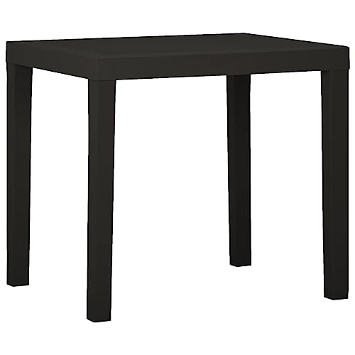 Myheimly Gartentisch Anthrazit 79x65x72 cm Kunststoff von Myheimly