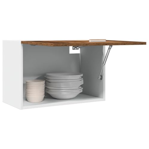 Myheimly Hängeschrank Altholz-Optik 60x31x40 cm Holzwerkstoff Küchenschrank Küchenzeile Küchenmöbel Unterschrank Küchenunterschrank Schrank von Myheimly