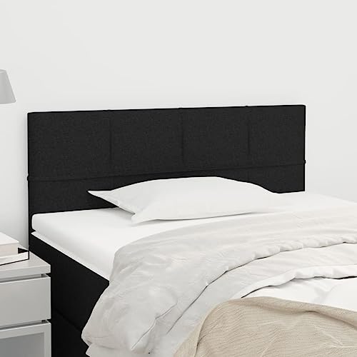 Myheimly Kopfteil, Bettkopfteil mit Holzbeinen, Höhenverstellbar Polsterkopfteil für Bett, Betthaupt Bettzubehör Schlafzimmer Schwarz 80x5x78/88 cm Stoff Modell Niedrig Myheimly Kopfteil, Bettkopfteil mit Holzbeinen, Höhenverstellbar Polsterkopfteil für Bett, Betthaupt Bettzubehör Schlafzimmer Schwarz 80x5x78/88 cm Stoff Modell Niedrig von Myheimly