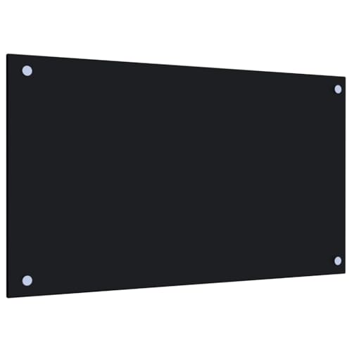 Myheimly Küchenrückwand Spritzschutz Fliesenspiegel Glasplatte Rückwand Herdspritzschutz Wandschutz Herd Küche Hartglas Schwarz,70 x 40 cm Myheimly Küchenrückwand Spritzschutz Fliesenspiegel Glasplatte Rückwand Herdspritzschutz Wandschutz Herd Küche Hartglas Schwarz,70 x 40 cm von Myheimly