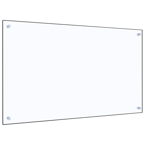 Myheimly Küchenrückwand Spritzschutz Fliesenspiegel Glasplatte Rückwand Herdspritzschutz Wandschutz Herd Küche Hartglas Transparent,100 x 60 cm Myheimly Küchenrückwand Spritzschutz Fliesenspiegel Glasplatte Rückwand Herdspritzschutz Wandschutz Herd Küche Hartglas Transparent,100 x 60 cm von Myheimly