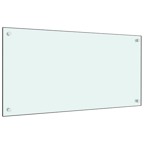 Myheimly Küchenrückwand Spritzschutz Fliesenspiegel Glasplatte Rückwand Herdspritzschutz Wandschutz Herd Küche Hartglas Weiß,80 x 40 cm Myheimly Küchenrückwand Spritzschutz Fliesenspiegel Glasplatte Rückwand Herdspritzschutz Wandschutz Herd Küche Hartglas Weiß,80 x 40 cm von Myheimly