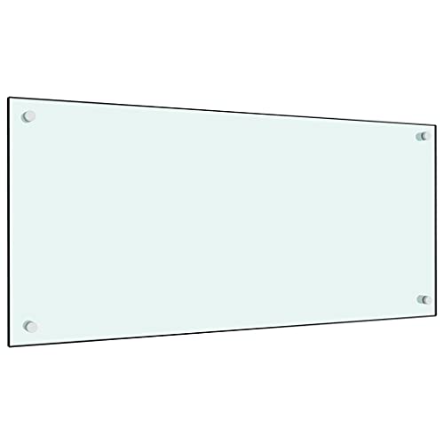 Myheimly Küchenrückwand Spritzschutz Fliesenspiegel Glasplatte Rückwand Herdspritzschutz Wandschutz Herd Küche Hartglas Weiß,90 x 40 cm Myheimly Küchenrückwand Spritzschutz Fliesenspiegel Glasplatte Rückwand Herdspritzschutz Wandschutz Herd Küche Hartglas Weiß,90 x 40 cm von Myheimly