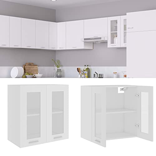 Myheimly Küchenschrank,Unterschrank Küche, Küchenmöbel, Küchenzeile,Standschrank Küche,Wandschränke,Aufbewahrungsschrank Hängeglasschrank Weiß 60x31x60 cm Holzwerkstoff Myheimly Küchenschrank,Unterschrank Küche, Küchenmöbel, Küchenzeile,Standschrank Küche,Wandschränke,Aufbewahrungsschrank Hängeglasschrank Weiß 60x31x60 cm Holzwerkstoff von Myheimly