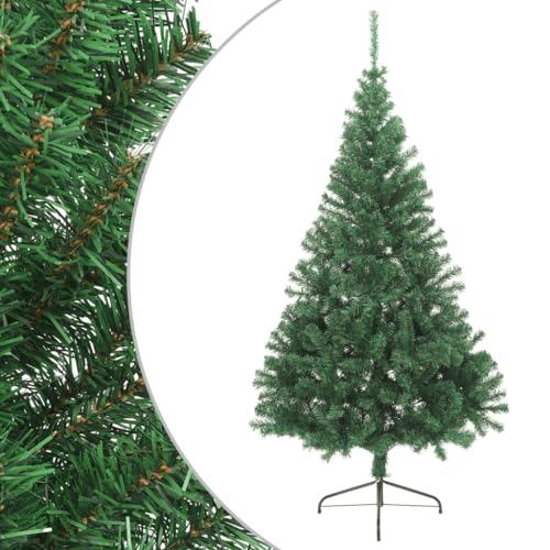 Myheimly Künstlicher Halber Weihnachtsbaum mit Ständer Christbaum Tannenbaum Dekobaum Kunstbaum Weihnachten Dekoration WeihnachtsdekoGrün,180 x 115 cm Myheimly Künstlicher Halber Weihnachtsbaum mit Ständer Christbaum Tannenbaum Dekobaum Kunstbaum Weihnachten Dekoration WeihnachtsdekoGrün,180 x 115 cm von Myheimly