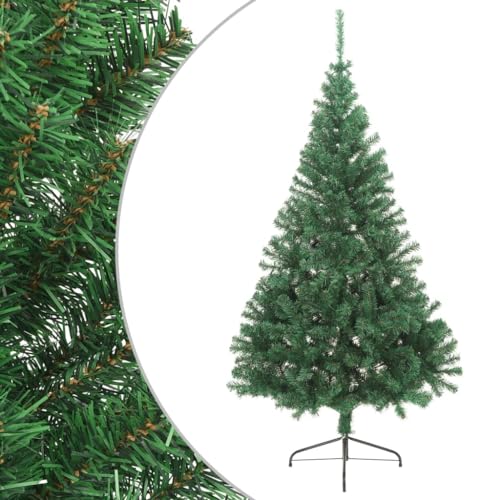 Myheimly Künstlicher Halber Weihnachtsbaum mit Ständer Christbaum Tannenbaum Dekobaum Kunstbaum Weihnachten Dekoration WeihnachtsdekoGrün,210 x 120 cm Myheimly Künstlicher Halber Weihnachtsbaum mit Ständer Christbaum Tannenbaum Dekobaum Kunstbaum Weihnachten Dekoration WeihnachtsdekoGrün,210 x 120 cm von Myheimly