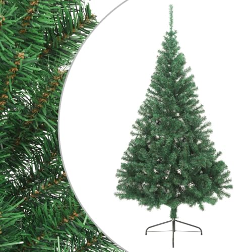 Myheimly Künstlicher Halber Weihnachtsbaum mit Ständer Christbaum Tannenbaum Dekobaum Kunstbaum Weihnachten Dekoration WeihnachtsdekoGrün,240 x 125 cm Myheimly Künstlicher Halber Weihnachtsbaum mit Ständer Christbaum Tannenbaum Dekobaum Kunstbaum Weihnachten Dekoration WeihnachtsdekoGrün,240 x 125 cm von Myheimly