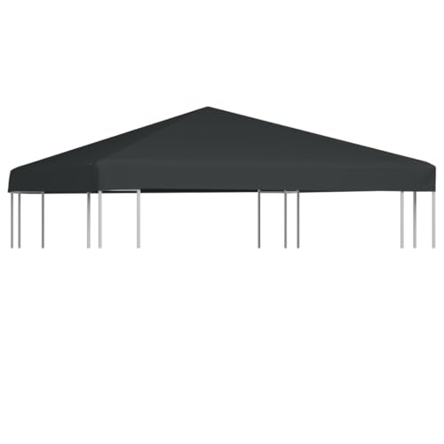 Myheimly Pavillondach Ersatzdach Pavillon Dachplane Pergola Ersatzbezug Partyzelt Dach Grau,3 x 3 m von Myheimly