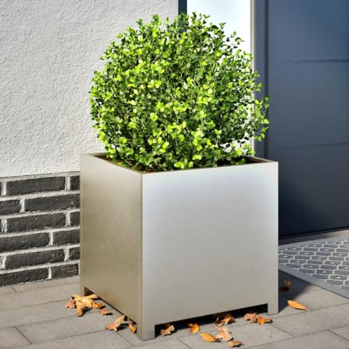 Myheimly Pflanzkübel,Blumenkübel Unkrautschutz Schädlingsschutz, Pflanzkasten für Terrasse Garten Balkon, Blumenkasten, Edelstahl 50x50x50 cm Edelstahl Myheimly Pflanzkübel,Blumenkübel Unkrautschutz Schädlingsschutz, Pflanzkasten für Terrasse Garten Balkon, Blumenkasten, Edelstahl 50x50x50 cm Edelstahl von Myheimly