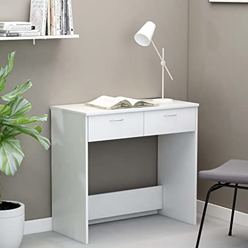 Myheimly Schreibtisch mit 2 Schubladen Computertisch Bürotisch Arbeitstisch Laptoptisch PC Tisch Jugend Kinderschreibtisch 80x40x75cm Holzwerkstoff Schreibtisch Weiß Myheimly Schreibtisch mit 2 Schubladen Computertisch Bürotisch Arbeitstisch Laptoptisch PC Tisch Jugend Kinderschreibtisch 80x40x75cm Holzwerkstoff Schreibtisch Weiß von Myheimly