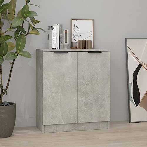 Myheimly Sideboard Kommode Anrichte Schrank Beistellschrank Mehrzweckschrank Standschrank Wohnzimmer 60x30x70cm HolzwerkstoffBetongrau Myheimly Sideboard Kommode Anrichte Schrank Beistellschrank Mehrzweckschrank Standschrank Wohnzimmer 60x30x70cm HolzwerkstoffBetongrau von Myheimly