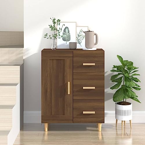 Myheimly Sideboard Schrank Anrichte Beistellschrank Kommode Mehrzweckschrank Standschrank Wohnzimmerschrank 69,5x34x90cm HolzwerkstoffBraune Eiche Myheimly Sideboard Schrank Anrichte Beistellschrank Kommode Mehrzweckschrank Standschrank Wohnzimmerschrank 69,5x34x90cm HolzwerkstoffBraune Eiche von Myheimly