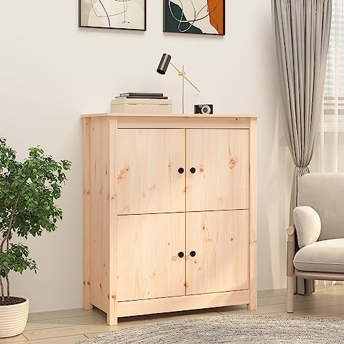 Myheimly Sideboard Schrank Anrichte Beistellschrank Kommode Mehrzweckschrank Standschrank Wohnzimmerschrank 83x41,5x100cm Massivholz KieferNatur Myheimly Sideboard Schrank Anrichte Beistellschrank Kommode Mehrzweckschrank Standschrank Wohnzimmerschrank 83x41,5x100cm Massivholz KieferNatur von Myheimly