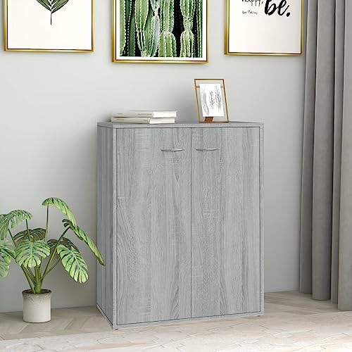 Myheimly Sideboard mit 2 Türen Kommode Anrichte Mehrzweckschrank Schrank Beistellschrank Flurschrank Standschrank 60x30x75cm Holzwerkstoff Grau Sonoma Myheimly Sideboard mit 2 Türen Kommode Anrichte Mehrzweckschrank Schrank Beistellschrank Flurschrank Standschrank 60x30x75cm Holzwerkstoff Grau Sonoma von Myheimly