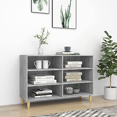 Myheimly Sideboard mit 6 Regalböden Bücherregal Kommode Anrichte Schrank Beistellschrank Standregal Regal 103,5x35x70cm HolzwerkstoffGrau Sonoma Myheimly Sideboard mit 6 Regalböden Bücherregal Kommode Anrichte Schrank Beistellschrank Standregal Regal 103,5x35x70cm HolzwerkstoffGrau Sonoma von Myheimly