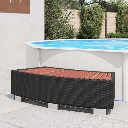 Myheimly Spa-Einstiegsstufe Poly Rattan Whirlpool Einstieg Trittstufe Treppe Whirlpooltreppe Pool Einstiegstreppe Einstiegshilfe Outdoor 92×45×25 cm Schwarz Myheimly Spa-Einstiegsstufe Poly Rattan Whirlpool Einstieg Trittstufe Treppe Whirlpooltreppe Pool Einstiegstreppe Einstiegshilfe Outdoor 92×45×25 cm Schwarz von Myheimly