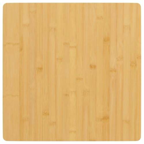 Myheimly Tischplatte, Ersatztischplatte für Couchtisch Beistelltisch Bartisch, Esstischplatte mit lackierter Oberfläche, Couchtischplatte Bambustischplatte, Bambus 40 x 40 x 1.5 cm von Myheimly